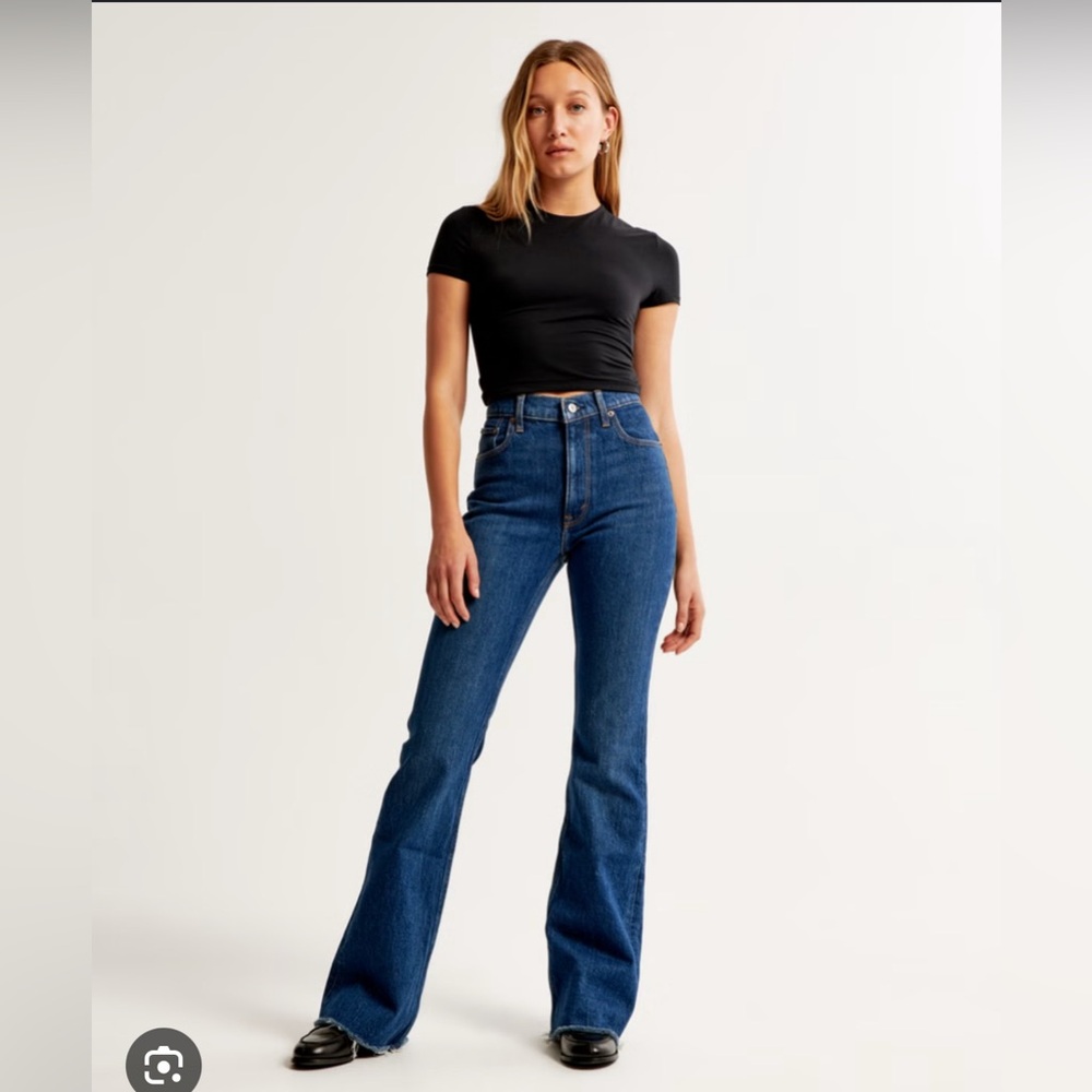 Abercrombie and Fitch High Rise Vintage Flare Jean